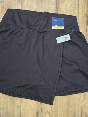 Women’s Black Athletic Skort - Performance Stretch